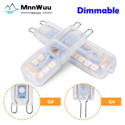 Lampadina LED G4 G9 Lampadina LED 3W 5W AC 220V Lampada LED SMD2835 Faretto Lampadario Illuminazione di alta qualità Sostituisci lampade alogene 14 LED 22 LED