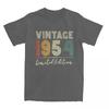 Men's T-Shirt 70 Years Old Gifts Vintage 1954 Casual Cotton Tees Short Sleeve 70th Birthday T Shirt Round Collar Clothing