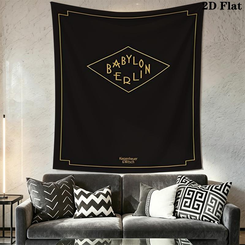 Arazzo Muro di Berlino Babylon Appeso Estetico alla Parete Coperta in Tessuto Stampato Arazzi Decorativi per Camera da Letto Soggiorno Arredamento Casa