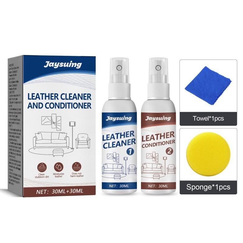 

Jaysuing Leather Cleaning And Care Kit With Essential Cleaning Solution And Soft Towel
