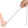 Männlicher Hodensackstrecker, Metall-Penisschloss, Penisringkette, SM-Bondage-Fessel, Verzögerung der Ejakulation, BDSM, Sexspielzeug für Männer