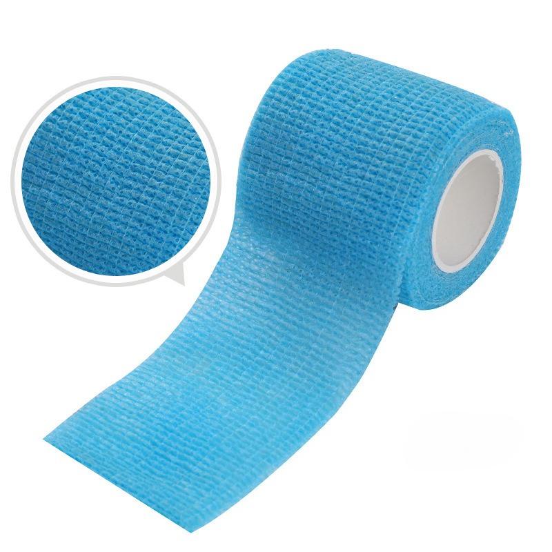 

Elastic Bandage Non-woven Fabric Sports Elastic Bandage Self-adhesive Bandage Wrist Guard Finger Guard Protective Bandaging світло-синій колір