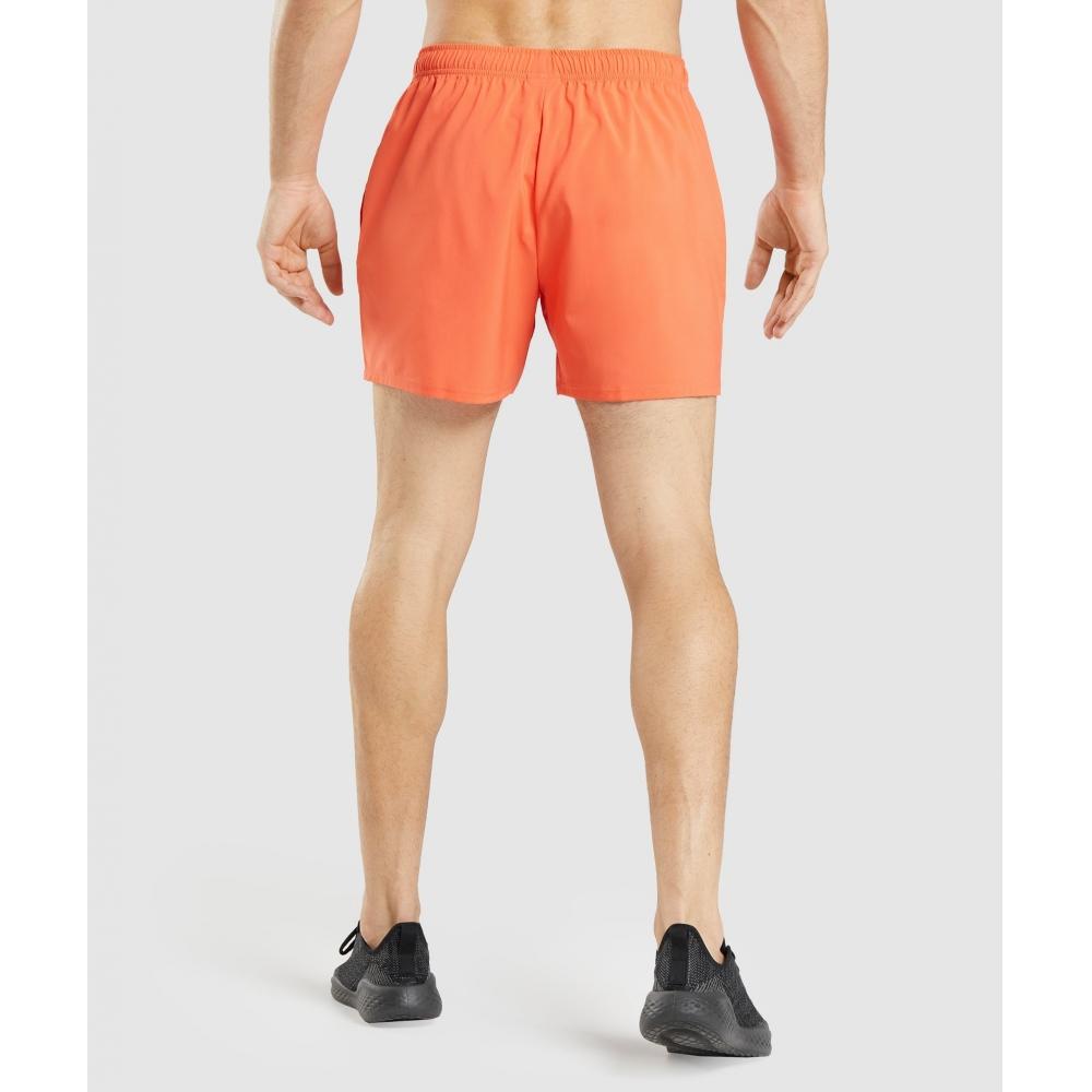 Gymshark Arrival 5  Shorts Papaya Orange A2a1m Obc7