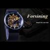 Forsinging Neue Top-Herrenuhr Casual Business-Stil Vollhohle Herren-Mechanische Uhr Herren Wasserdicht Leuchtend