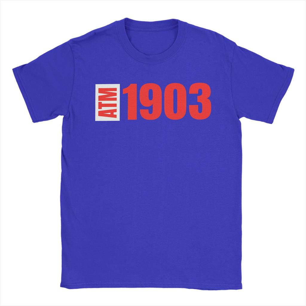 ATM 1903 TShirt for Men  Funny 100 Cotton Tees Crew Neck Short Sleeve T Shirt Birthday Gift Clothes