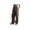 Solid Color Lace-Up Loose Cargo Pants Women Bottoms Mink-Brown IB1059-214
