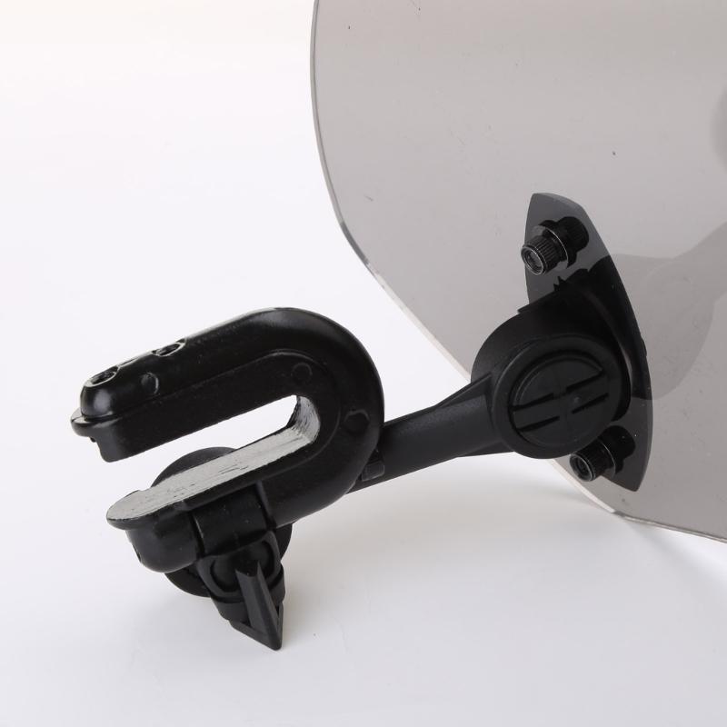 Motorcycle Windshield Airflow Adjustable Windscreen Extension Wind Deflector