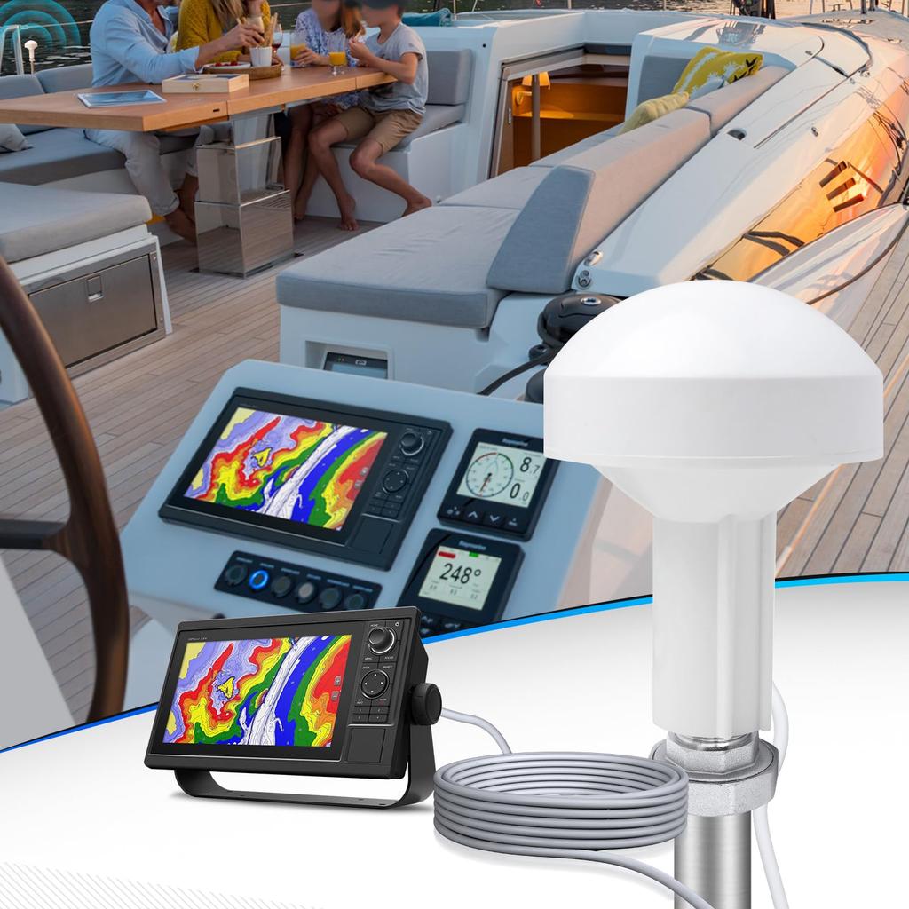 BINGFU Boat Marine GPS Navigation External Antenna Compatible with Garmin GPSMAP MAP NavTalk StreetPilot Furuno Matsutec Trimble GPS Modem Receiver