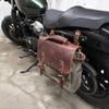 Locomotive Side Bags Modification Belts Wear-resistant Motorcycle Bag Strap  Genuine Leather Belt Universal Bike Bag