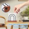 Napkin Holder Metal Iron Standing Wood Base For Restaurant Hotel Paper Napkin Holder Decorative Table Tissue Dispenser