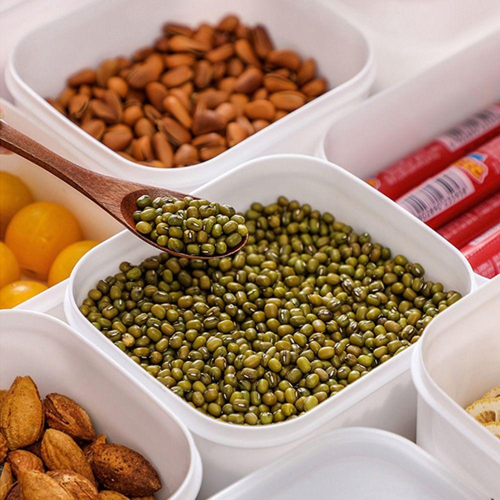Moisture-proof Dried Fruit Box Sealed Jar Large Capacity Fridge Organizer Useful Food Storage Box