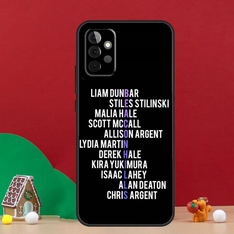 Teen Wolf Beacon Hills Case For Samsung Galaxy A36 A56 A06 A13 A53 A32 A12 A22 A52 A35 A17 A16 A55 A15 A54 A34 A14