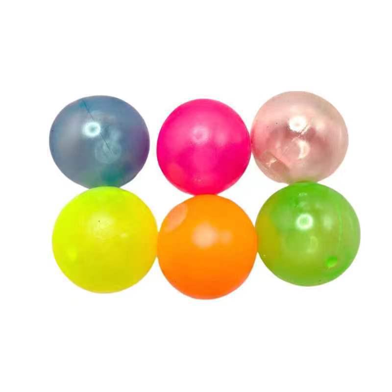 Douyin Luminous TPR Ceiling and Wall Sticky Ball Toy for Kids - Interactive Decompression Dart Target Ball