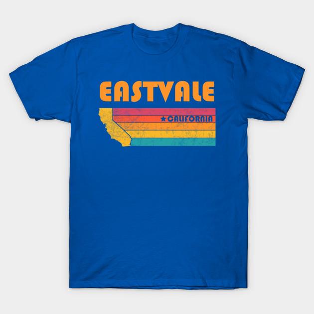 Buy Unisex Fashion TShirt Eastvale California Vintage Distressed