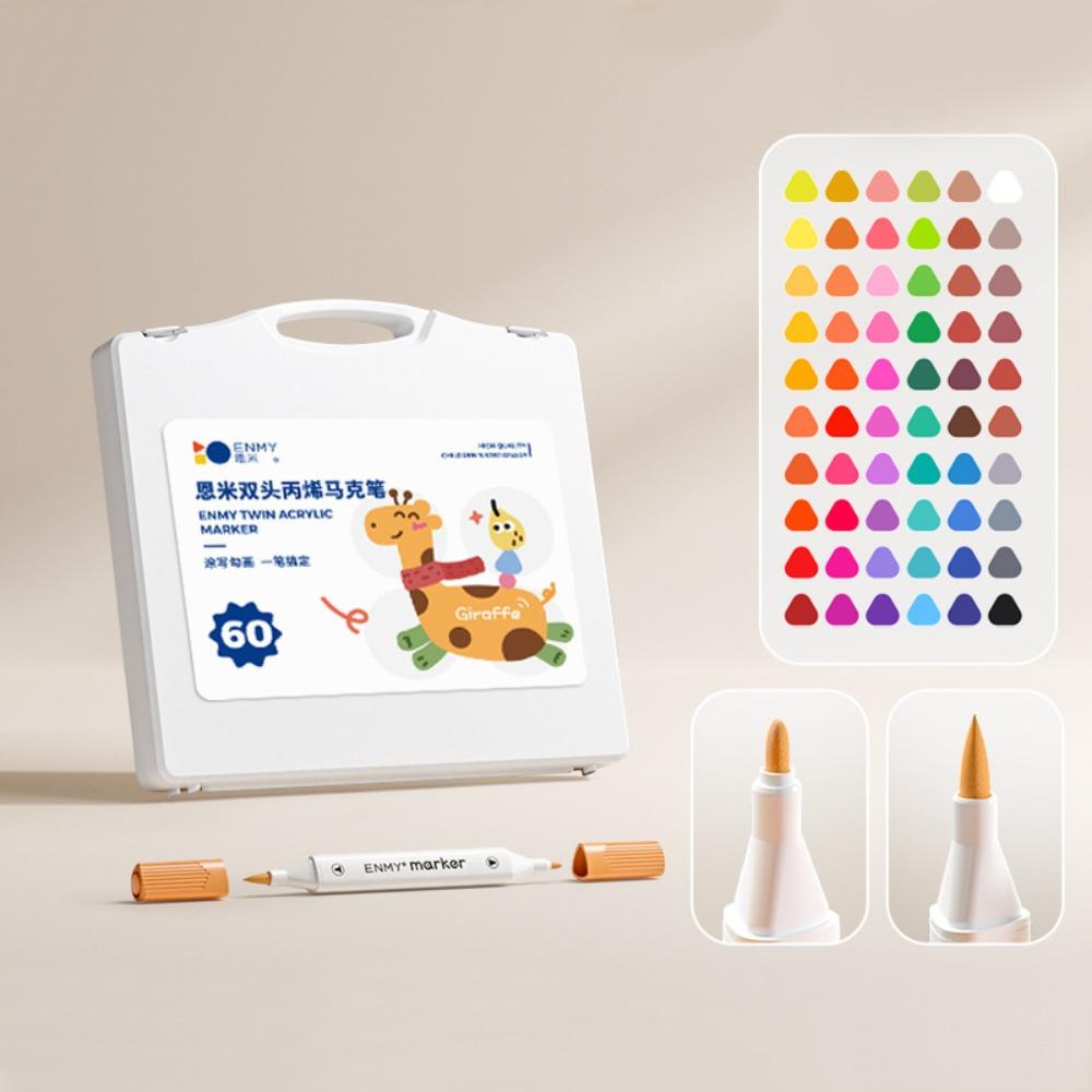 Fineliner Drawing Dual Tip Brush Acrylic Paint Marker Child Painting Graffiti Pens  Artists