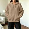 Women's Casual Hoodie with Drawstring Hood and Pockets for Everyday Wear