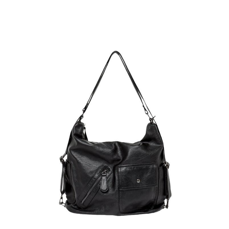 Original Spicy Girl Backpack Retro Soft Leather Large Capacity Multi Back Function Single Shoulder Tote Bag