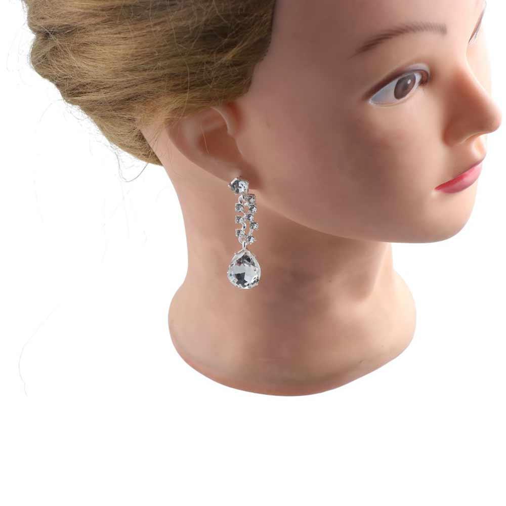 Shape Temperament Korean Style Earrings Wedding Jewelry Set Women Necklace Necklace Ear Studs Set