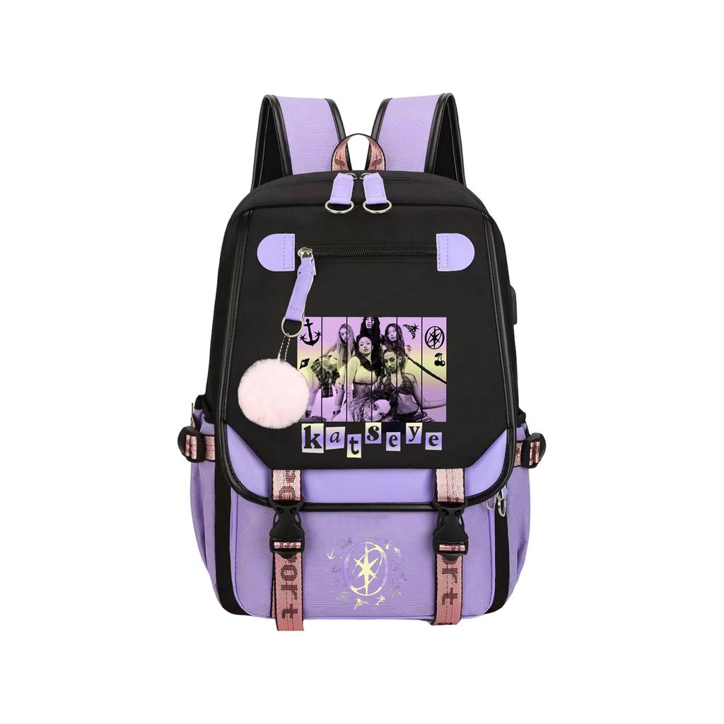 Korean Girl Group Printed School Bags For Primary And Secondary School Students