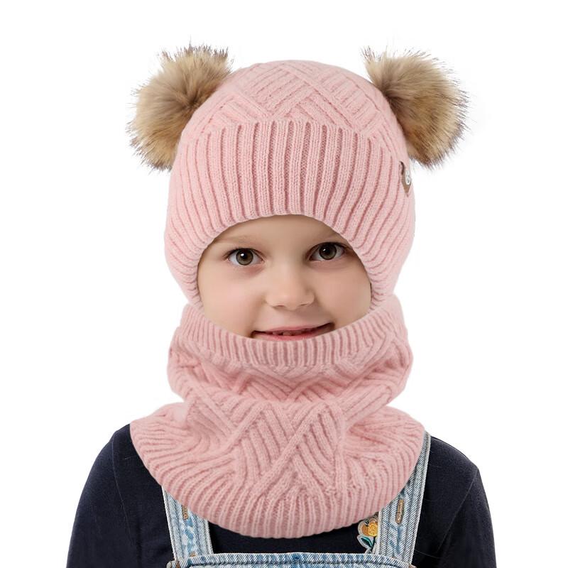 

Jdn Tiara Kids Winter Pom-Pom Hat, Scarf & Gloves Set One Size