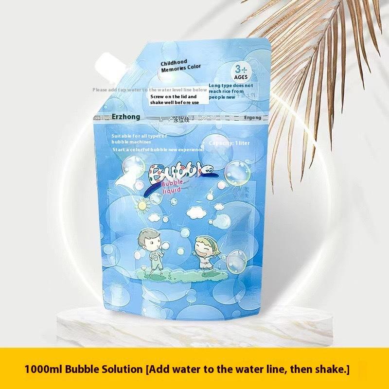 Bubble gun children automatic light space bubble blowing machine boys and girls