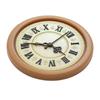 Portable Miniature Retro European Wall Clock For Dollhouses Use ABS Lightweight Design