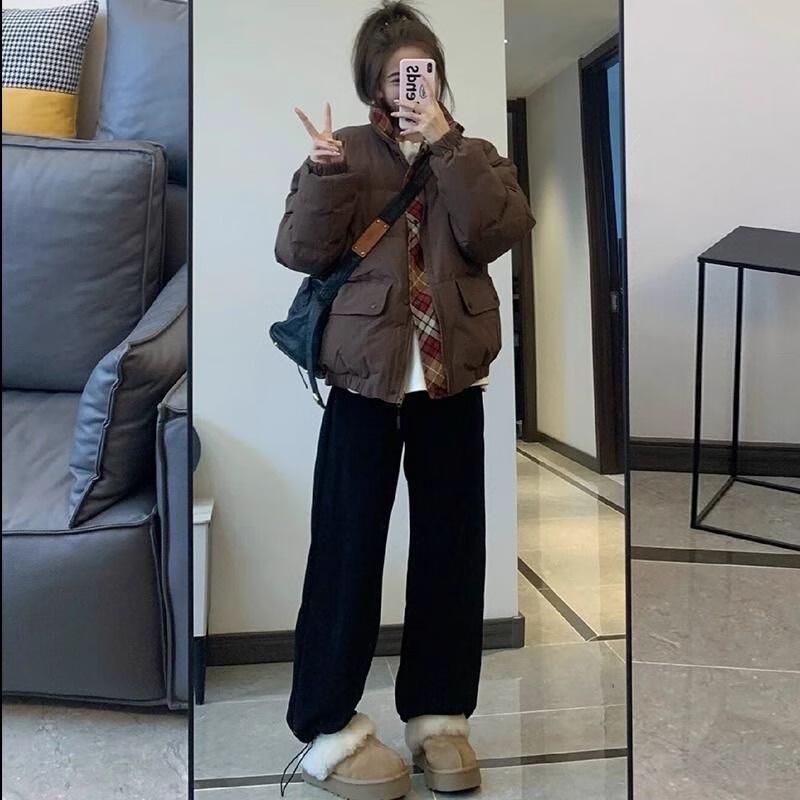 Women's Winter Lambswool Lined Drawstring Sweatpants