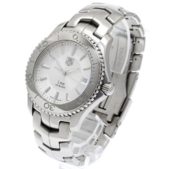 

Used TAG Heuer Link WJ1111 Men s Watch Date Display Quartz Movement Stainless Steel Bracelet Classic Luxury Dress Watch срібний