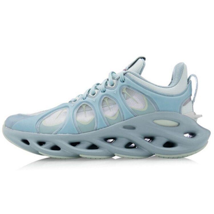 Li Ning Slip Resistant Abrasion Resistant Slip Resistant Abrasion Resistant Low Top Running Shoes Unisex Antarctic Gray ARHP191-20