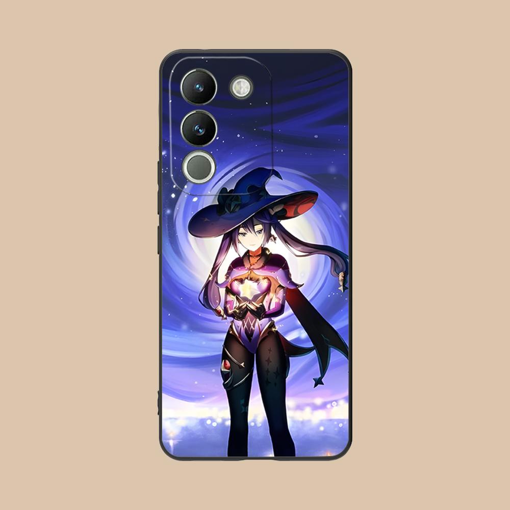 

Game GI Mona Matte TPU Mobile Phone Case for VIVO Y77 76 75 74 73 72 58 56 55 51 50 38 36 Y19 Y18 Y03 Y01 5G Colorful Cover vivo Y01