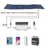 100W Solar Panel Folding Bag USB+DC Output Solars Charger Portable Foldable Sola Charging Device Outdoor Power Supply