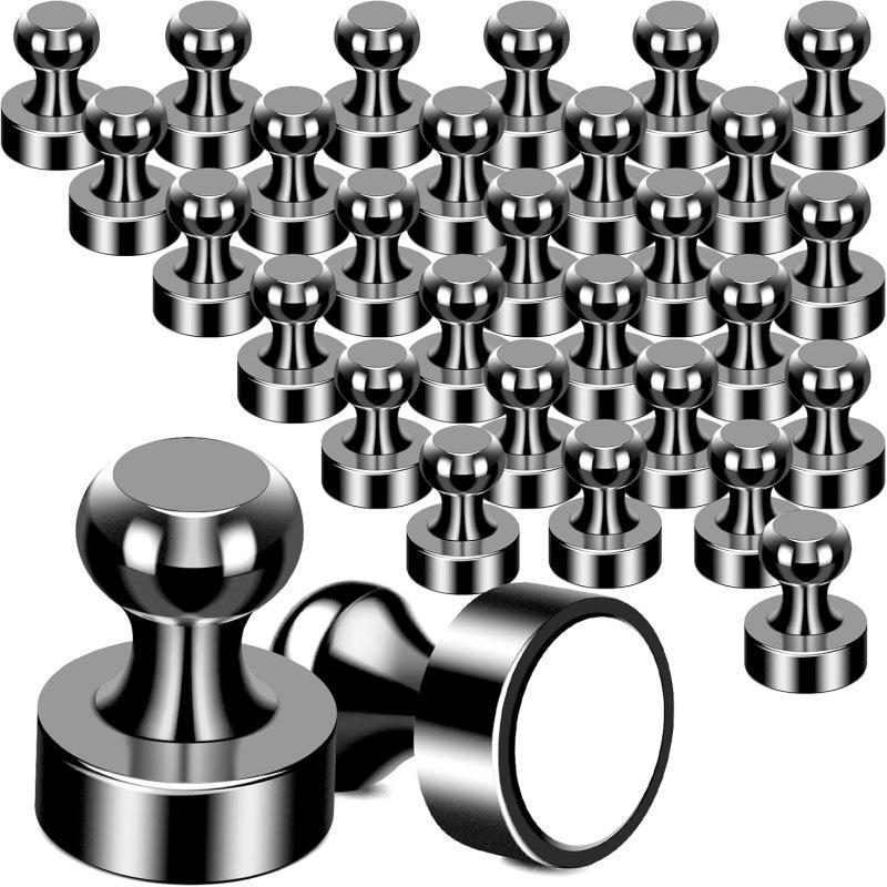 Strong Magnetic Pushpins for Whiteboards, Refrigerators, and Displays