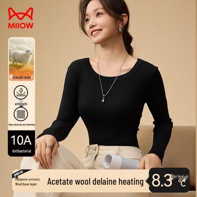 Mao Ren Women's Wool Blend Long Sleeve Knit Top