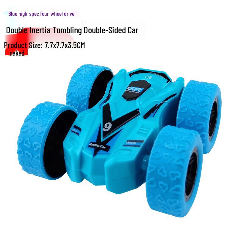 Children's Toy: Inertia-Powered 4WD Stunt Off-Road Vehicle