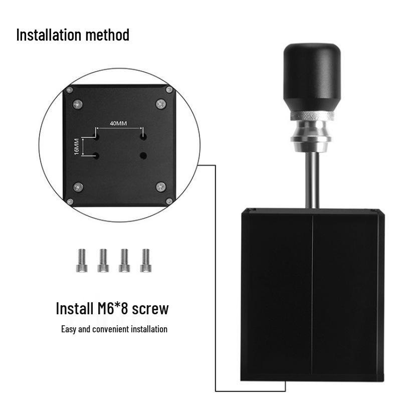 9SIM JACK Sim Racing H Gear: Compatible with Logitech G27, Thrustmaster, and Fanatec Shifters.