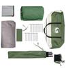 Car Tent for 4 Persons Green Waterproof