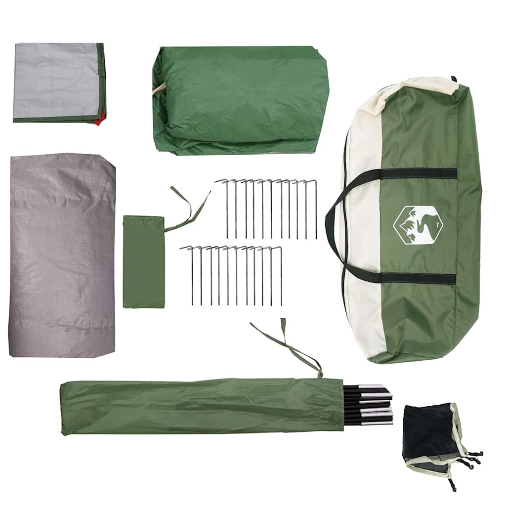 Car Tent for 4 Persons Green Waterproof