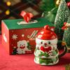 Christmas Gift Mug High End Sense Christmas Cup Ceramics Gift for Girls' Companions and Small Gifts for Employees and Customers
