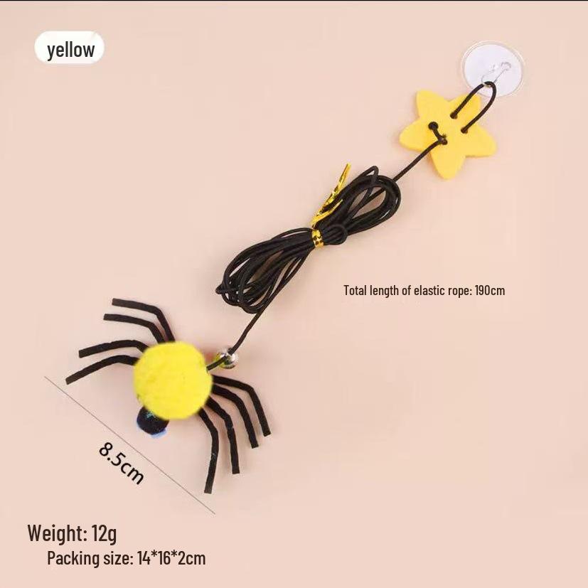 Door-Hanging Cat Toy: Feather, Bell & Mouse for Self-Entertainment & Boredom Relief