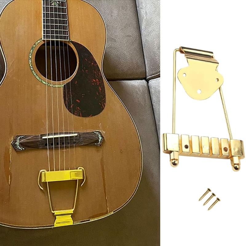 Stop Tailpiece Elettrico Pesante Con Spaziatura Corde da 10 mm Costruito in Leghe di Zinco Per una Migliore Ritenzione dell'accordatura