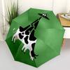 1pc Cow UFO Automatic Folding Umbrella - 8-Rib Compact Travel Umbrella Durable & Portable for Outdoor Use, Perfect Gift for Birthdays061