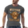 Vache Écossaise Bétail Fermier Écossais T-shirt Unisexe T-shirts Unisexe T-shirt Graphique Coton Unisexe T-shirt Anime T-shirt