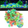100 Pieces Glowing Rock Resin Decorative Stone for Potted Plant Fish Tanks and Night Landscape Design