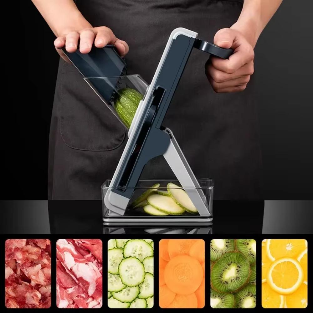 Manual Beef Cleaver Adjustable Thickness Fresh Meat Shredder Cabbage Slicers  Kitchen