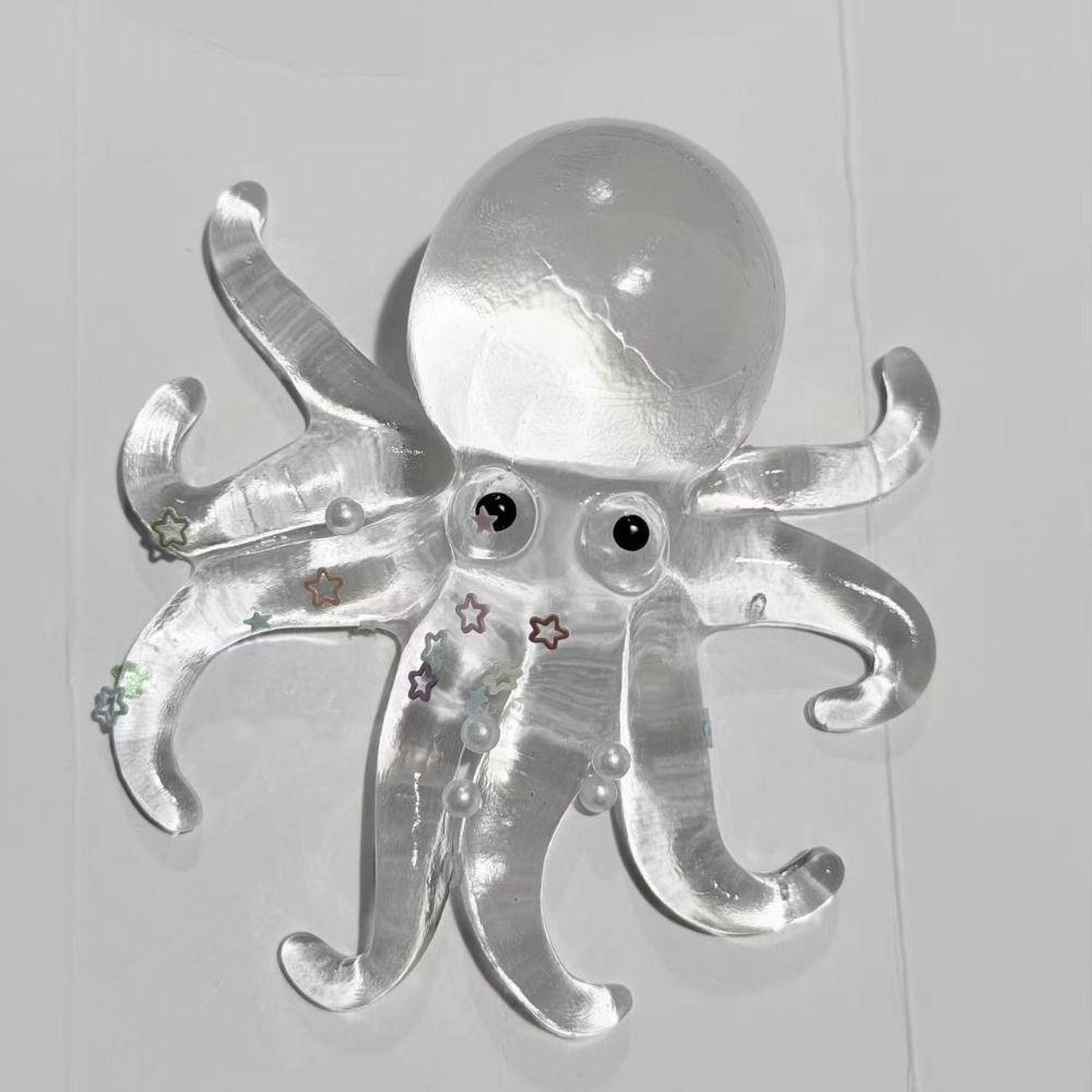 Simulation Squishy Ocean Octopus Cute Animals Glitter Sensory Fidget Ball Pinch Stretched Slow Rebound Toy Anxiety Adhd
