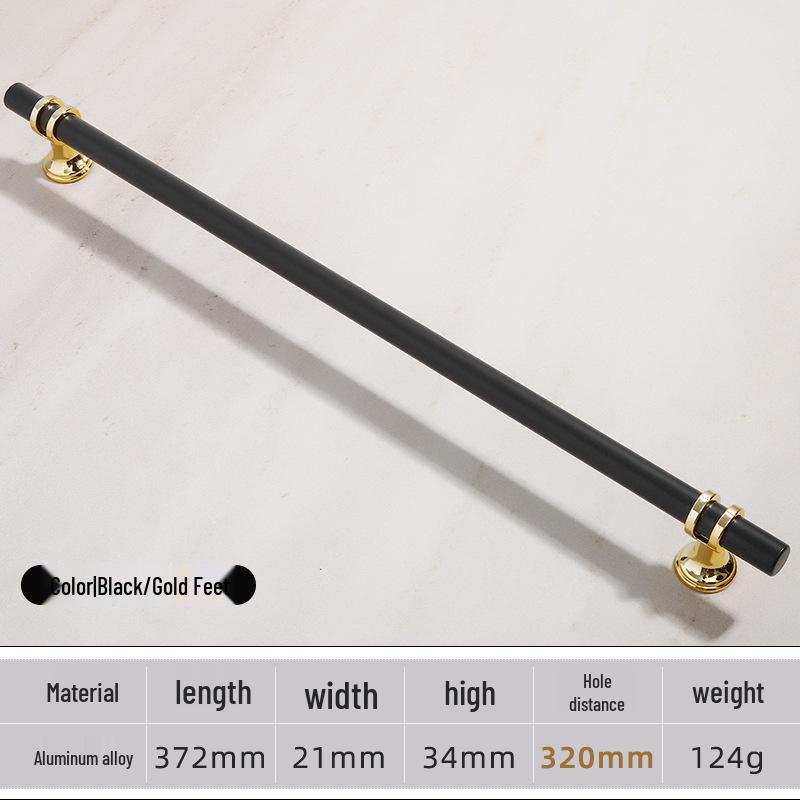 Modern Minimalist European Two-Tone Wardrobe & Drawer Handle