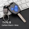 Carbon Fiber Car Key Fob Case Cover For Honda Accord Civic Cr-V Fit Ridgeline
