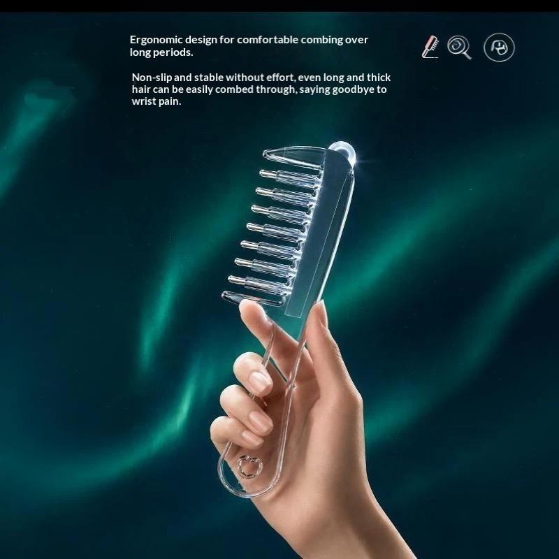 Scalp Liquid Guide Comb Portable Mini Hair Oil Applicator 1PC Lightweight Head Massage Comb for Daily Hair Nourishing