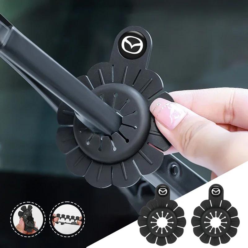 2025 Hot New Car Wiper Hole Protective Covers Windshield Wiper Silicone For Mazda 3 6 5 Atenza CX3 CX5 MX5 CX7 Axela CX30 CX90 C