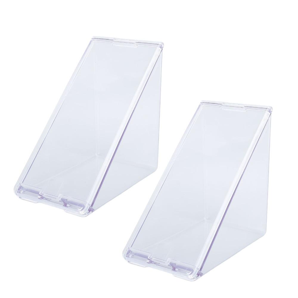 2 Stück ABS-Material Sandwich-Aufbewahrungsbox Klare Transparente Sandwich-Aufbewahrungsbox Für Zuhause Bento